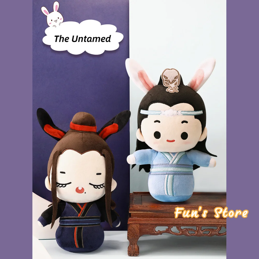

Grandmaster of Demonic Cultivation MDZS Wei Wuxian Lan Wangji Xiao Zhan Wang Yibo The Untamed Cute Rabbit Plush Dolls Toy Gift