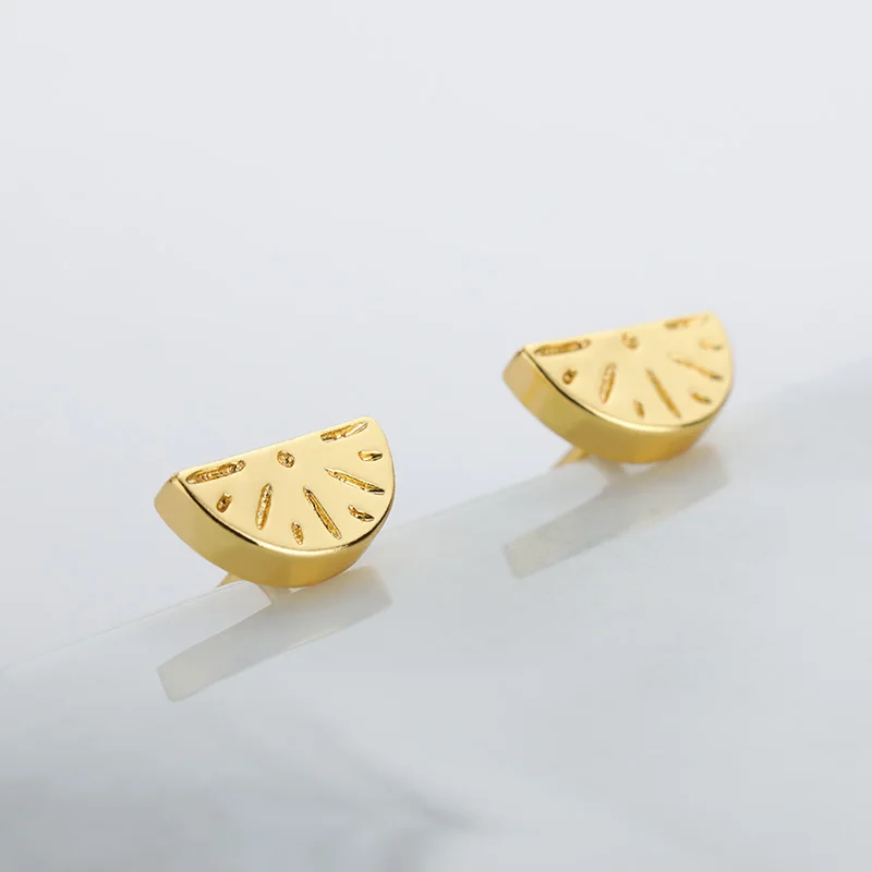 

Summer Watermelon Stud Earrings For Women Girl Simple Stainless Steel Female Earrings Cute Ear Stud Jewelry Bijoux Femme BFF