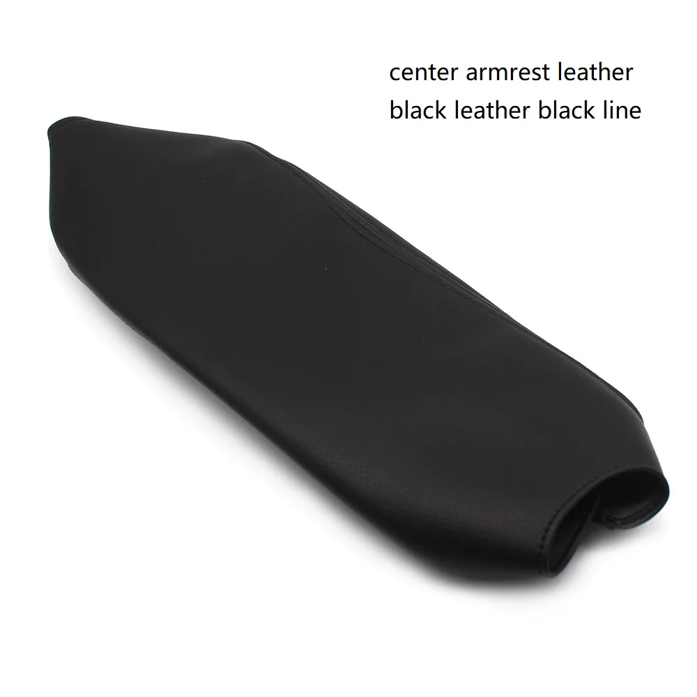 black-black line Автомобиль Центральной Консоли крышка коробки подлокотника "сделай сам" из микрофибры с защитой от проколов для Honda Civic 8th Gen 2006 2007 2008 2009 2010 2011 - Название цвета: black-black line