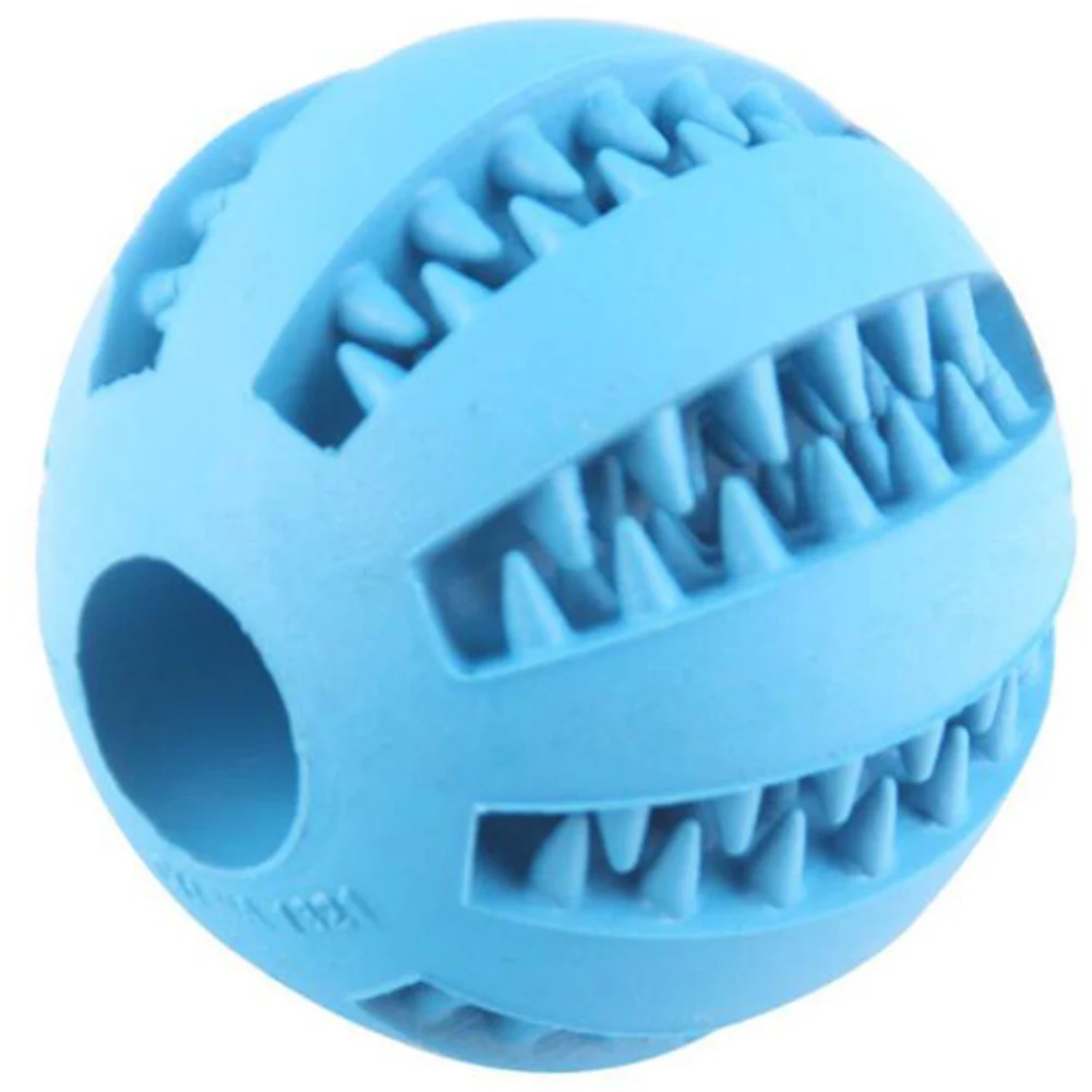 

Multifunction Pet Chew Toys Rubber Ball Chew Treat Dispensing Holder Puppy Sound Training Ball Non-toxic Safety Dog Chewballs