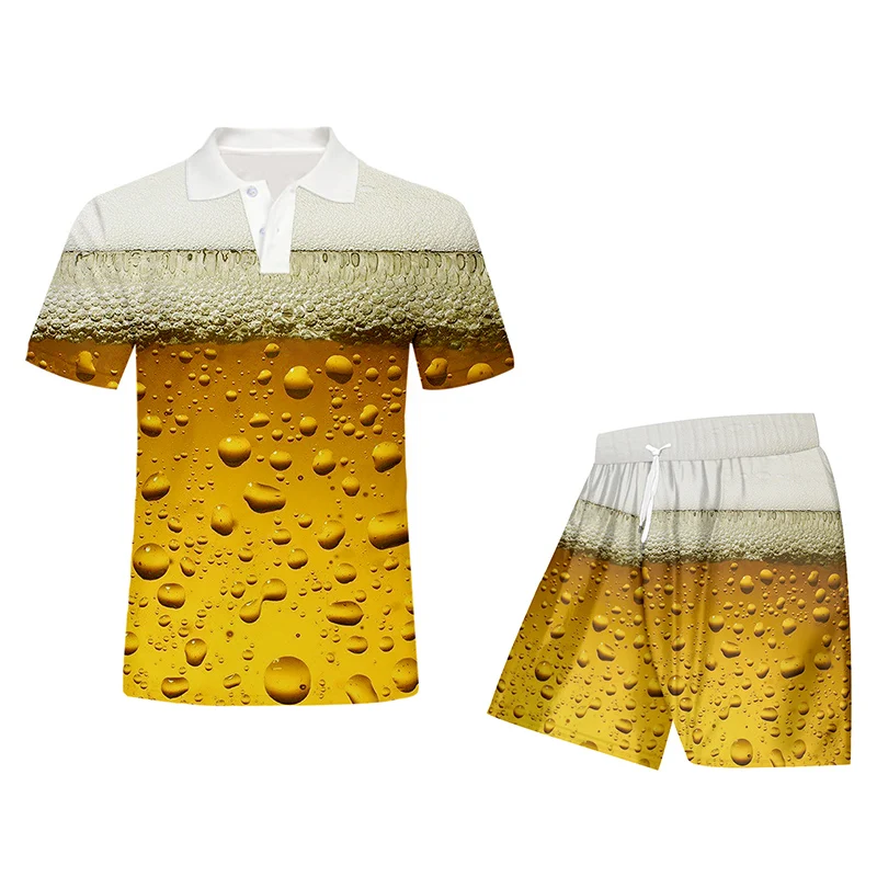 Костюм мужской с футболкой и шортами крутая модная 3D майка в стиле хип-хоп