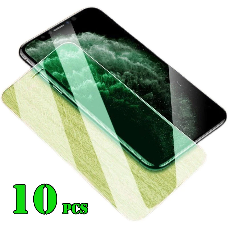 10 шт. защитное закаленное стекло для iPhone 13 Pro Max 12 Mini 11 XS XR X 8 7 6 Plus SE | Мобильные