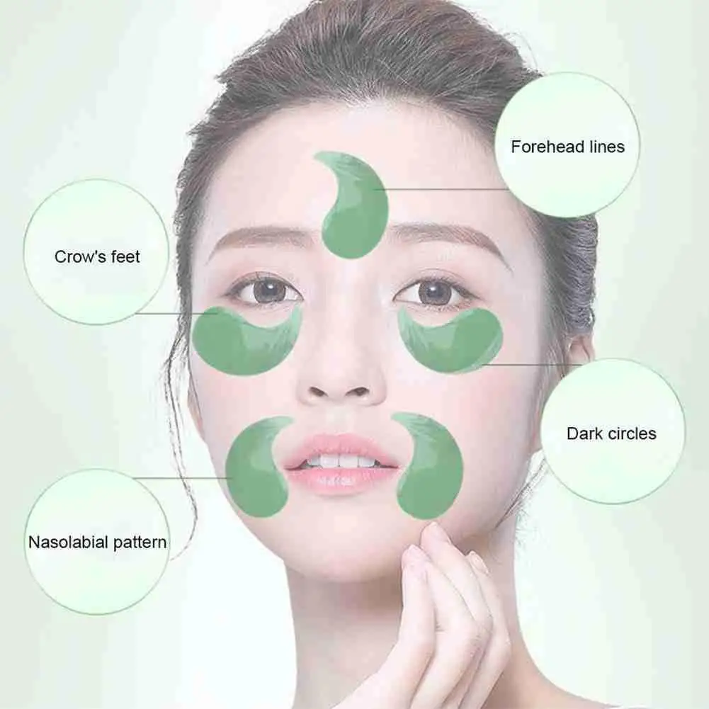 

Crystal Collagen Gold Eye Anti-aging Dark Circles Acne For Eye Patch Care Cosmetics Skin Beauty F4O3