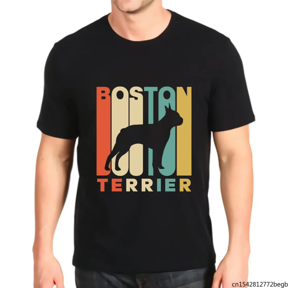 

Boston Terrier Retro Men's T Shirt