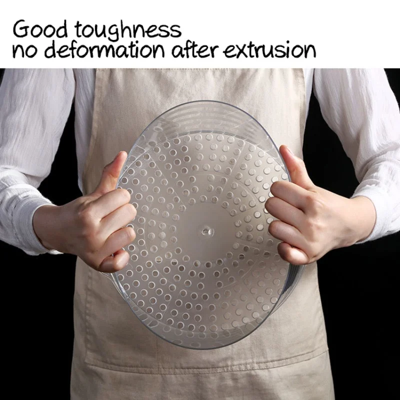 

Insulation Dish Cover Dining Table Transparent Stackable Dust-proof Anti-mosquito Leftover Food Cover