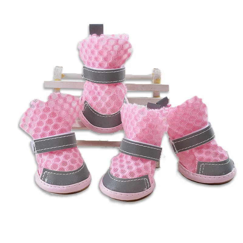 

Summer Dog Shoes Breathable Mesh Puppy Pet Dog Shoes For Small Dogs Cats Cute Anti-slip Breathable Pet Shoes For Dog
