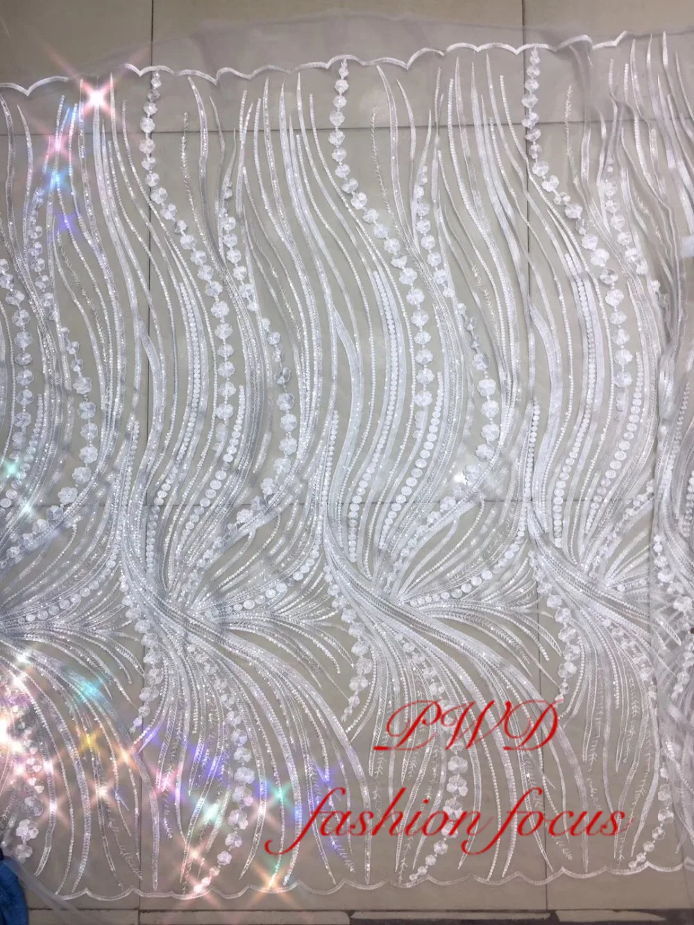 

Nigeria Mesh Lace Fabric 2021 High Quality French Sequin Embroidery Tulle Lace Fabric Latest African Net Laces Wedding