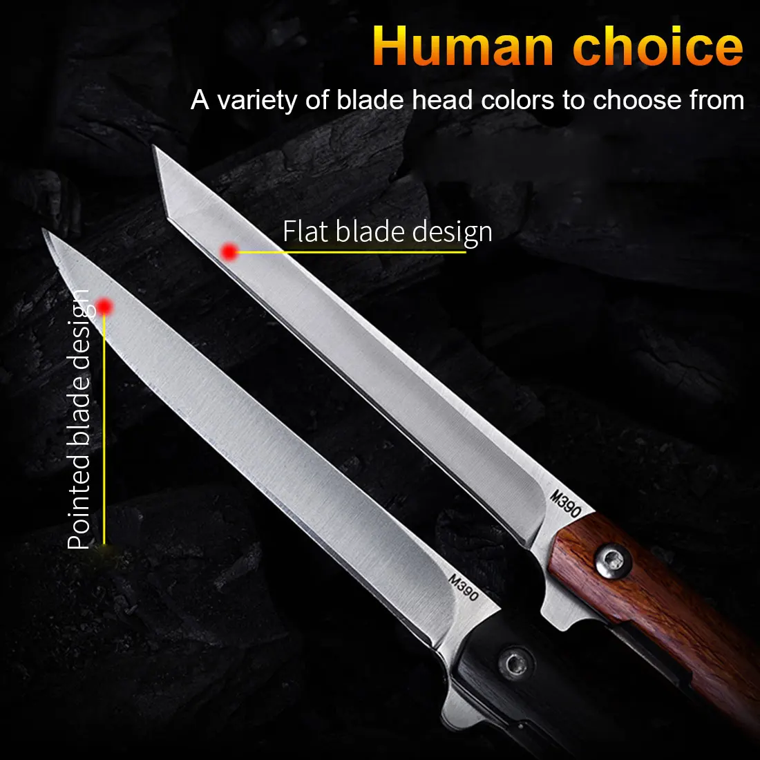 

Folding Knife M390 Multifunction Knife Outdoor Pocket Knives Fruit Knife Practical Camping Tool Tactical Survival Knife