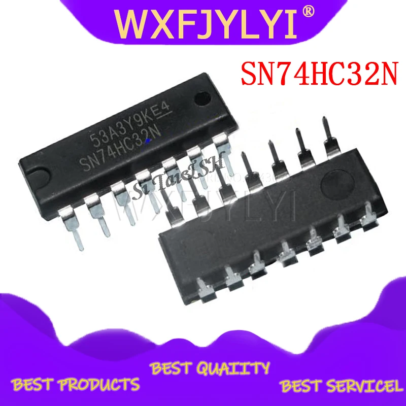 

10 шт. SN74HC32N DIP14 SN74HC32 DIP 74HC32N 74HC32 Новый и оригинальный IC