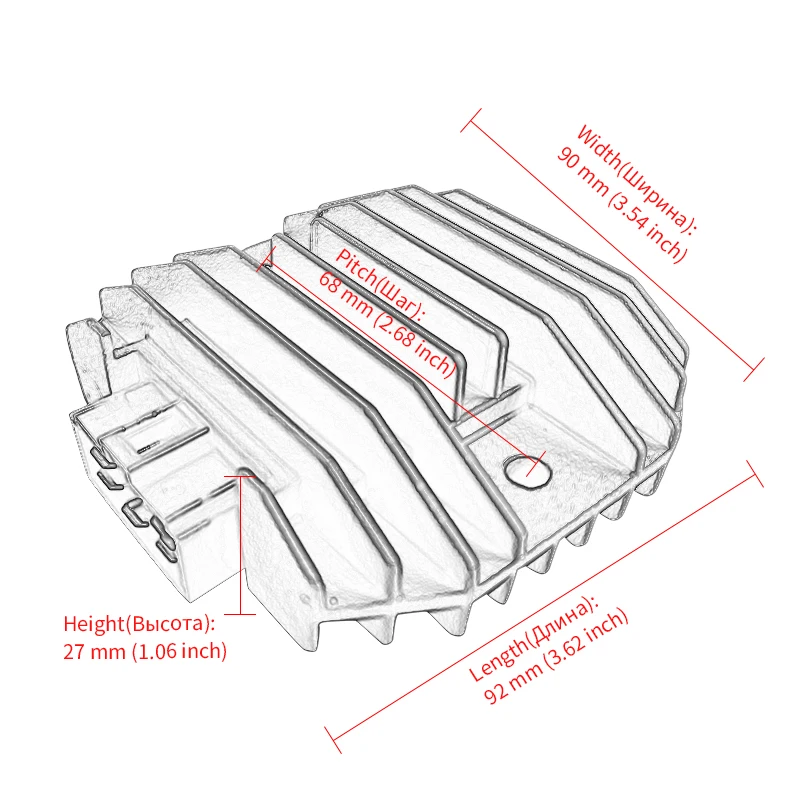 Регулятор напряжения мотоцикла выпрямитель для Yamaha зажигание YFM RAPTOR 700 de 2006 a 2013 5BN