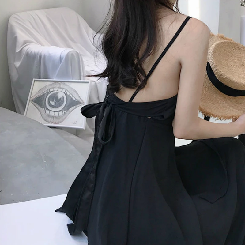 Платье женское ТРАПЕЦИЕВИДНОЕ с открытой спиной пикантное Бандажное длинное