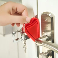 portable hotel door lock travel lock childproof door lock anti theft lock security home safety lock door