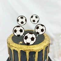 5sets web celebrity soccer cake decoration soccer team clothing love sports man god cake dessert plugin