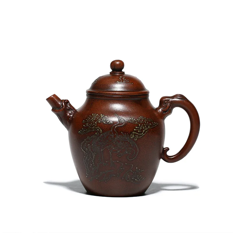 

Songhe Yannian imitation old pot raw material purple clay large teapot purple clay pot goods
