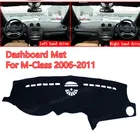Для Mercedes Benz M класса W164 2006-2011 анти-скольжения приборной панели автомобиля Обложка Коврик козырек от солнца Pad инструмент Панель ковры автомобильные аксессуары