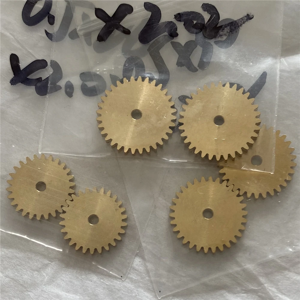 2PCS 0.5M 26/30/32/40/44 Teeth Thickness 2mm Copper Small Gear HOLE 1.98 2.02 3.98 4.02 4.98 5.02 mm Hole Diameter | Обустройство
