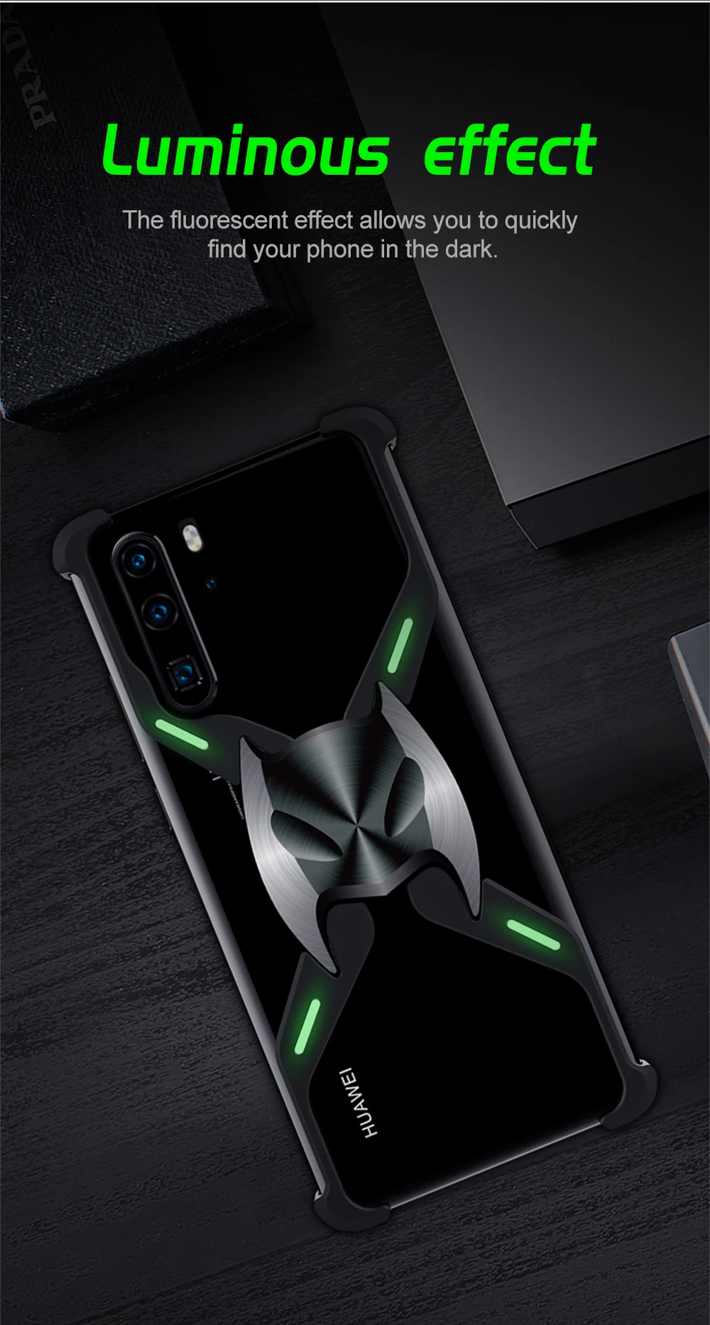 Алюминиевый магнитный адсорбционный светящийся чехол Бэтмен для huawei P30 Pro mate 20X5G чехол-Броня Железный человек чехол для телефона кожаная сумка