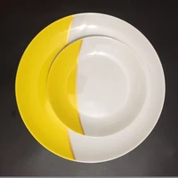 porcelain dinner sets dinner plates restaurant plate color salad plate