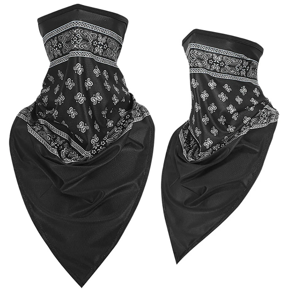 GOBYGO ледяной Шелковый треугольный головной убор дышащий солнцезащитный