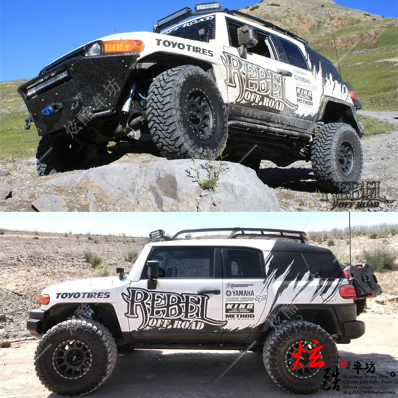 Модифицированная наклейка на дверь автомобиля для Toyota FJ Cruiser левая и