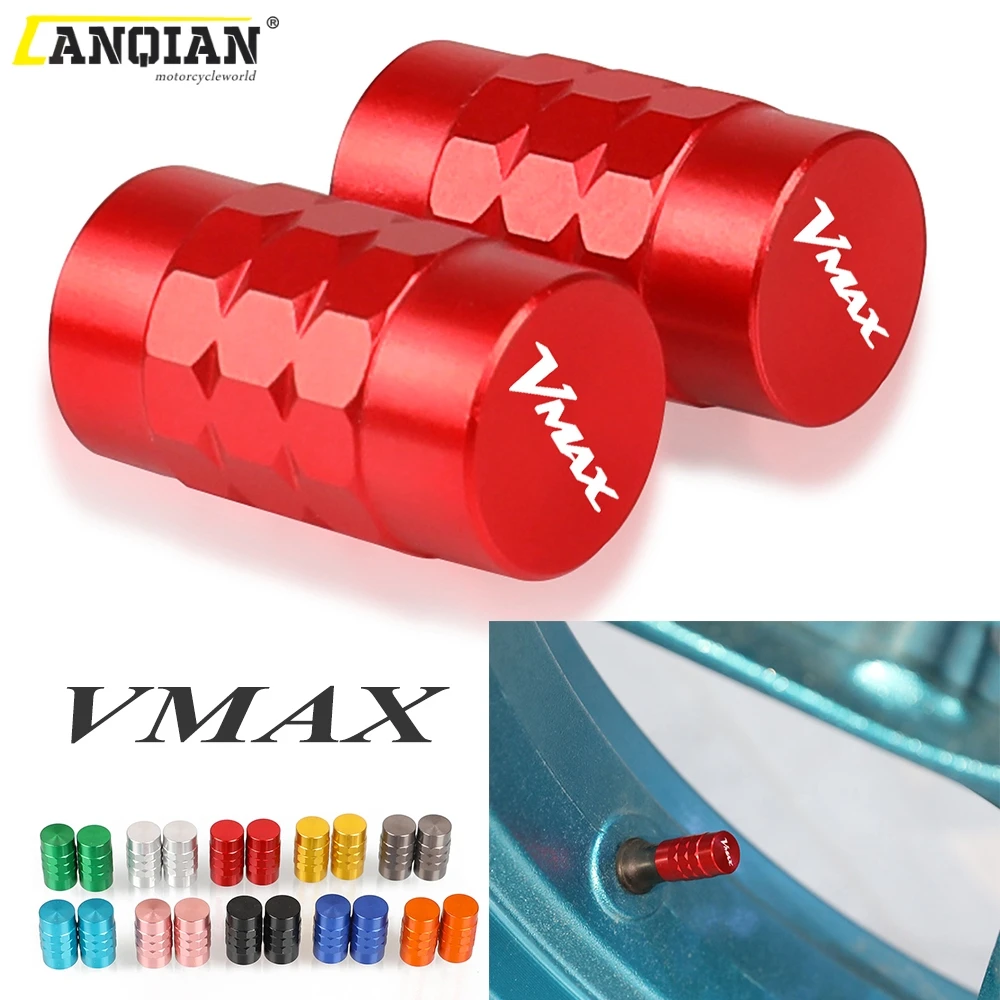 

For YAMAHA VMAX V-MAX 1990-2016 Motorcycle CNC Wheel Tire Valve Caps Tyre Rim Stem Airdust Covers VMAX 1200 VMAX1200 1985-2008