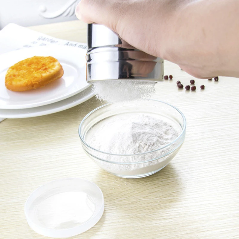 Горячая нержавеющая сталь шейкер для кофе и шоколада глазурь сахарный порошок