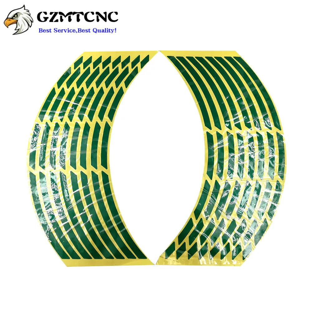 14 дюймовая наклейка на колеса мотоцикла Светоотражающая обод лента для