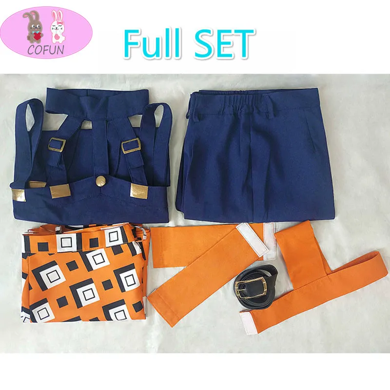 

COSTAR Anime JoJo's Bizarre Adventure Narancia Ghirga Cosplay Costume Full Set Men Women