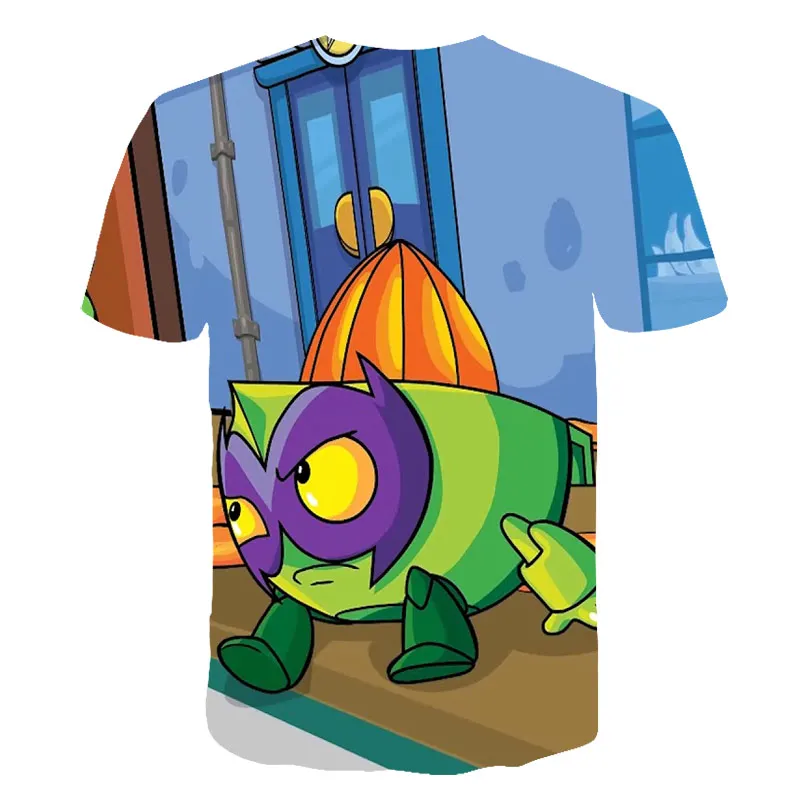 

Super Zings 3D Print Anime T Shirt Boys Girls Game T-Shirt Short Sleeve Superzings 2021 Summer Casual Fashion Children Clothes