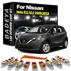 Автомобильный светодиодный внутренний купол BADEYA Canbus для Nissan Note E11 E12 2006 2007 2008-2019
