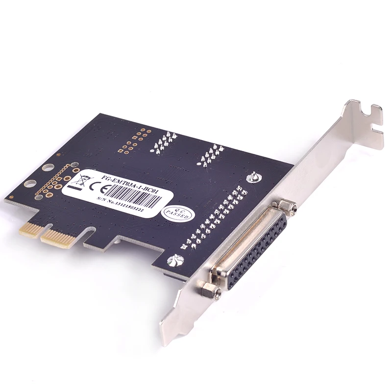 2 порта Последовательный RS232 параллельный DB25 к PCI e адаптер последовательному