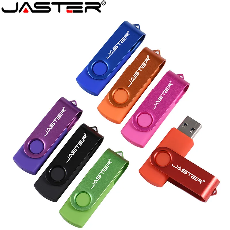 USB флеш накопитель JASTER настраиваемый логотип флешки 4 ГБ 16 32 64 2 0 для свадебных