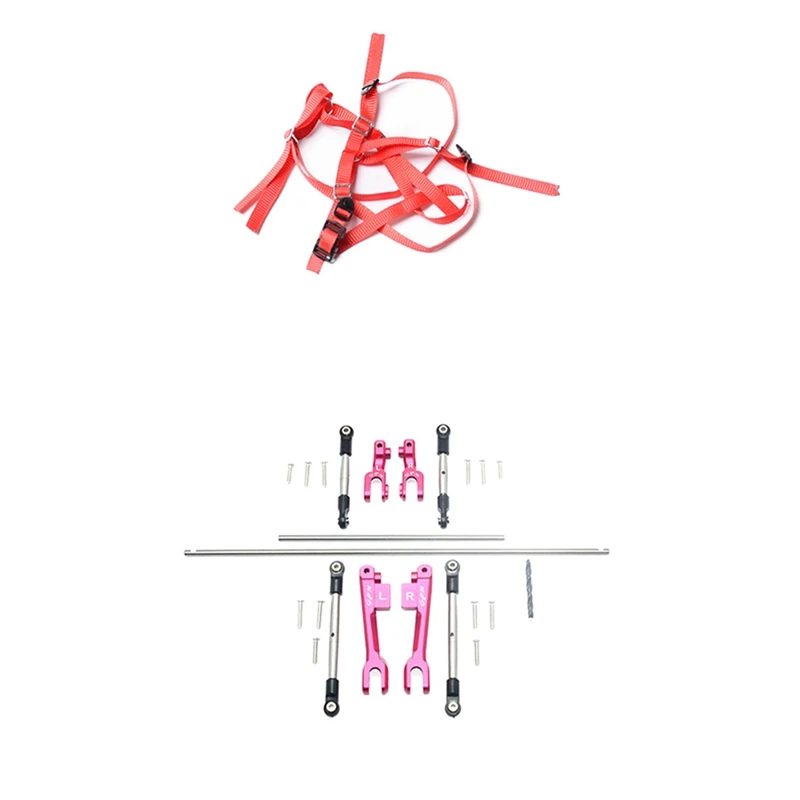 

1 шт. Противоскользящий ремень для запасного колеса на гусеничном ходу и 1 шт. передний задний Sway Bar S2 комплект соединений из нержавеющей стал...