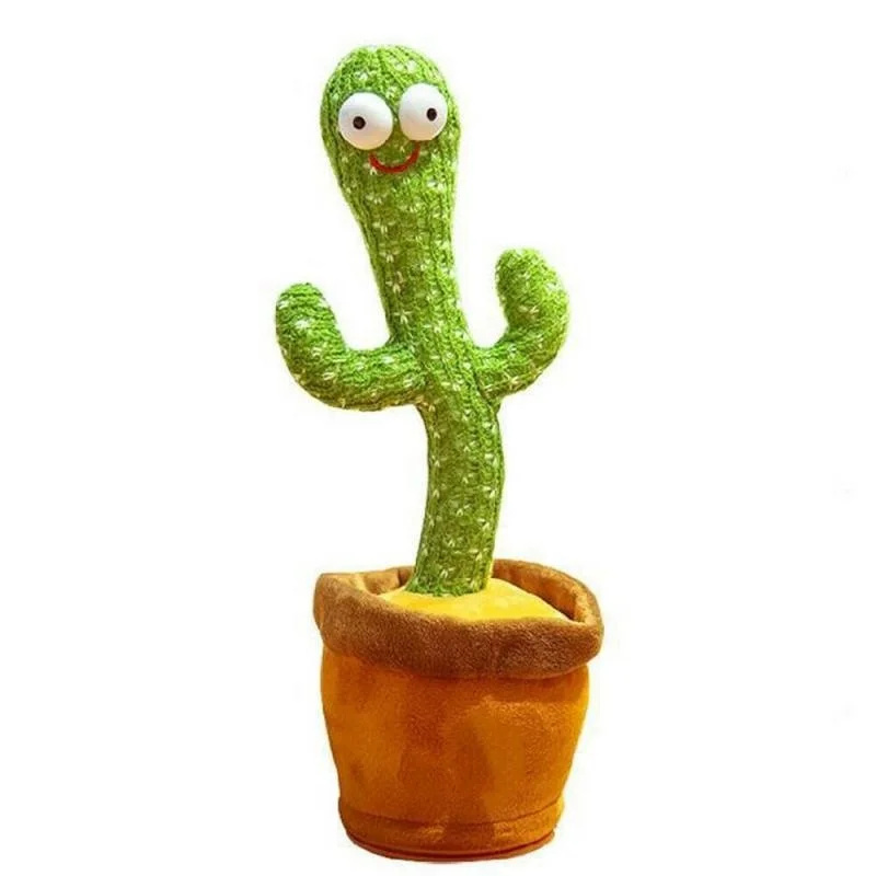 

Cactus Plush Toy Electronic Shake Dancing Toy With The Song Plush Cute Dancing Cactus Early Childhood Education Toy For Children