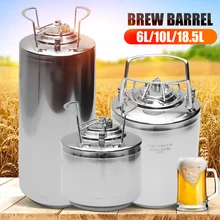 6/10/18.5L Нержавеющая сталь Homebrew Ворчун мини бочонок пивоварня герметичность верхней крышки бутылки пива домашнего пивоварения изготовления Бар Инструмент
