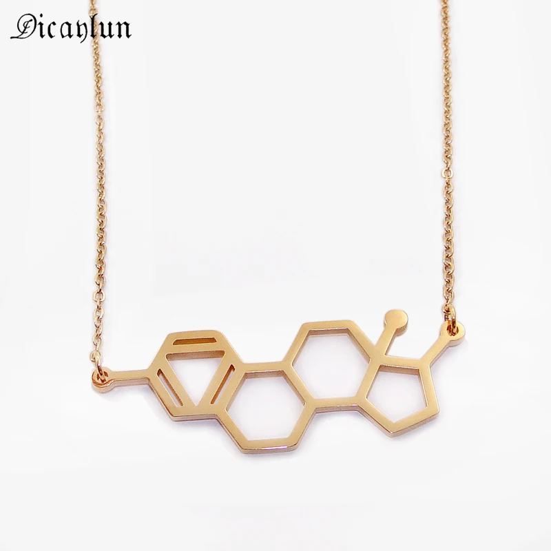 Эстрогеновое ожерелье с дизайном молекула медицинская бижутерия для женщин