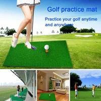 60x30cm golf mat nylon golf training aids outdoorindoor hitting pad practice grass mat game golf training mat grassroots