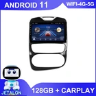 Автомагнитола для RENAULT Clio IV 2013, стерео, GPS-навигатор, 6 ГБ ОЗУ, 128 Гб ПЗУ, Авторадио 2Din, Android 11, Bluetooth, мультимедийный плеер