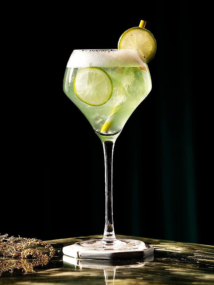 Бокал для вина бокалы коктейлей высокие джина и тоника необычная стеклянная