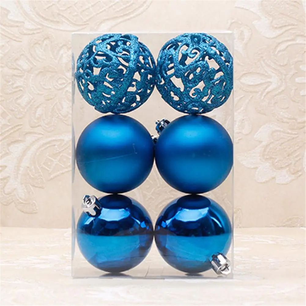 2019 6 см Рождественская елка декоративные шарики украшения подвеска цветов