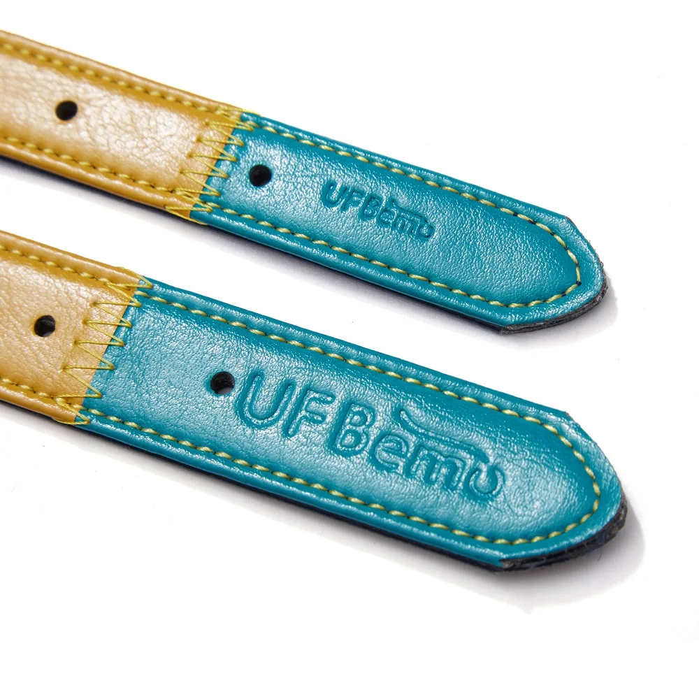 Ошейник для собак UFBemo кожаное ожерелье идентификационная бирка товары домашних