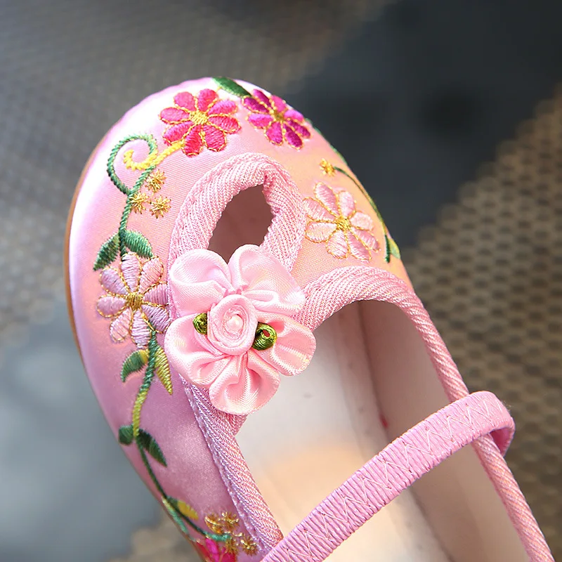 Детская обувь для девочек детская удобная принцессы с вышивкой в китайском стиле