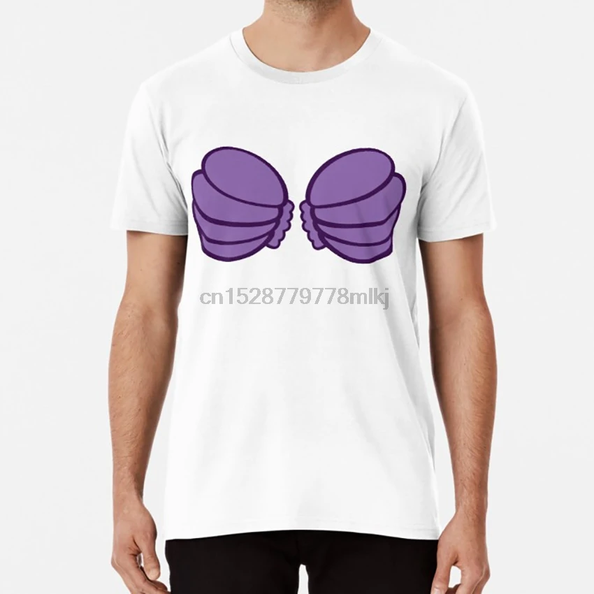 Бюстгальтер из морских ракушек футболка действительно бюстгальтер Русалочки и