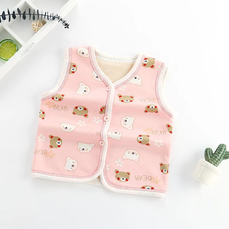 Новый теплый жилет для маленьких мальчиков и девочек на осень зиму хлопковый
