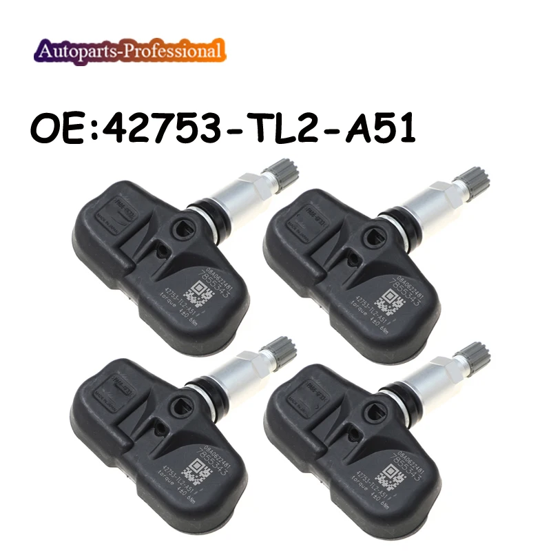 4 шт./партия автозапчасти TPMS сенсор TPMS датчик давления в шинах для Honda 2009 ACURA TSX 42753-TL2-A51 42753TL2A51 4 шт./партия автозапчасти TPMS сенсор TPMS датчик давления в шинах для Honda 2009 ACURA TSX 42753-TL2-A51 42753TL2A51