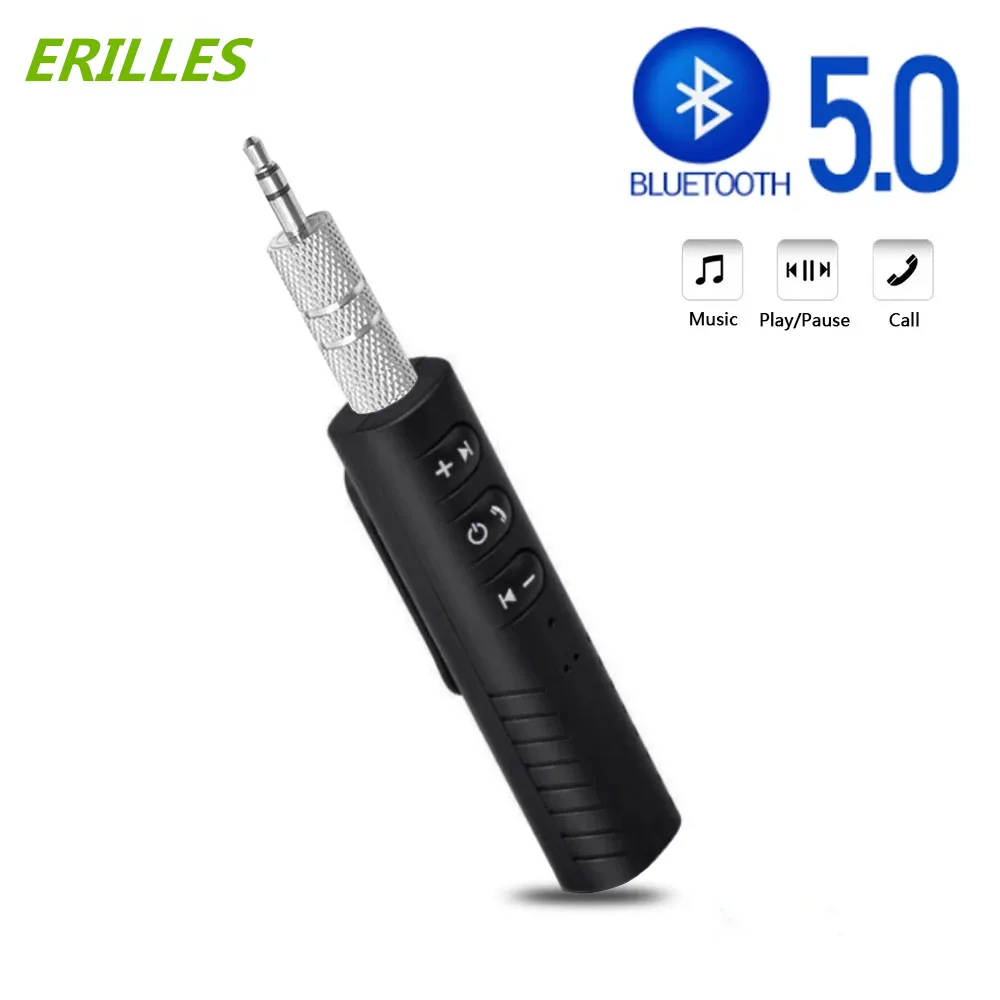 

Wireless Bluetooth Receiver 5.0 Adapter Wireless Aux Receiver Adapter For Car Music Audio Aux Headphone PC Music MP3 Speaker