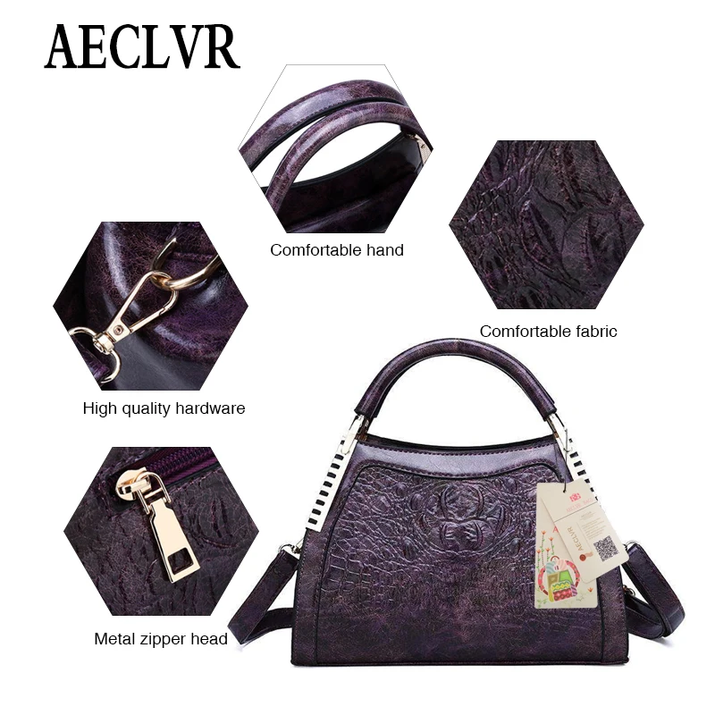 Женская сумка кожаная на плечо женская через повседневная известный бренд