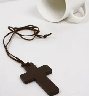 JETTINGBUY модное ювелирное изделие для женщин ретро деревянный крест подвески