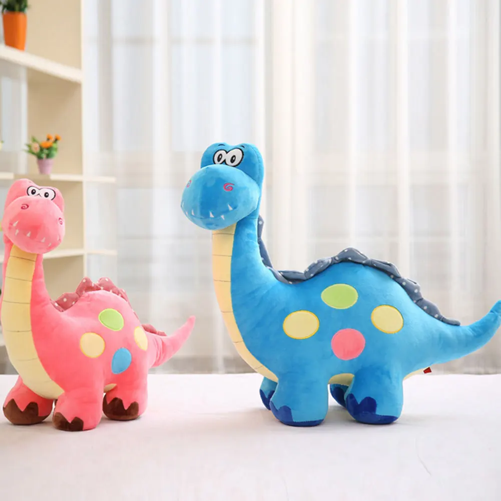 35cm Blue Stuffed Dinosaur Plush Toy Cute Soft Cartoon Hugging Pillow Doll for Baby Girl Boy Kids Birthday Gifts | Игрушки и хобби