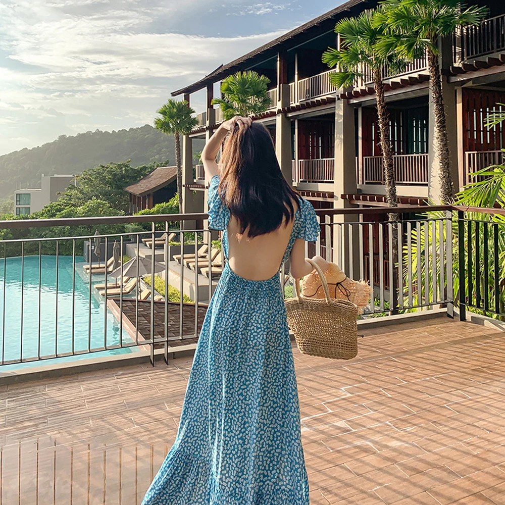 Bella Пособия по философии в богемном стиле с принтом синий костюм сексуальным